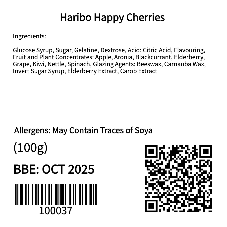 Haribo Happy Cherries (100g)