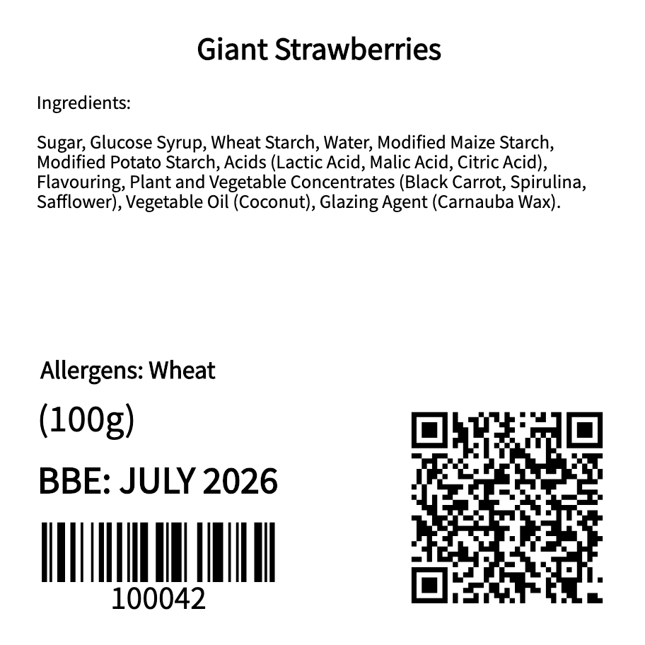 Giant Strawberries (100g)