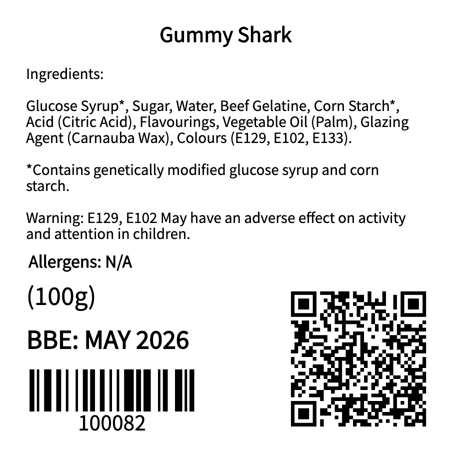 Gummy Shark (100g)