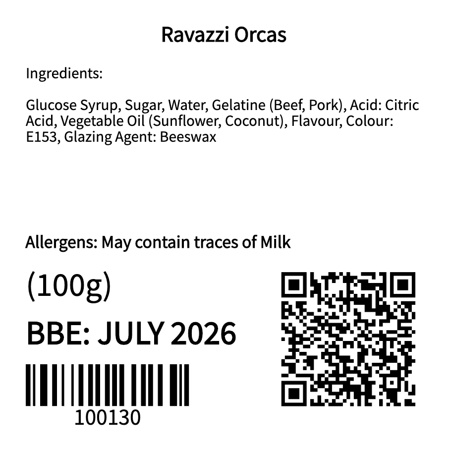 Ravazzi Orcas (100g)