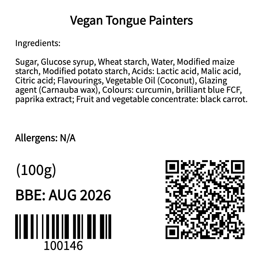 Vegan Tongue Painters (100g)
