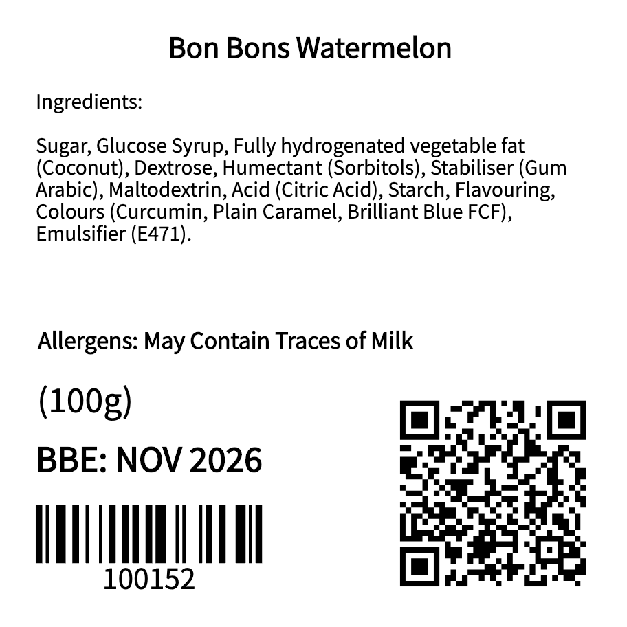 Bon Bons Watermelon (100g)