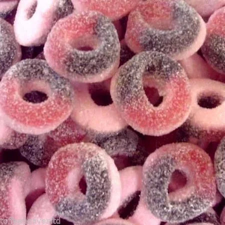 Fizzy Blackcurrant Rings (100g)