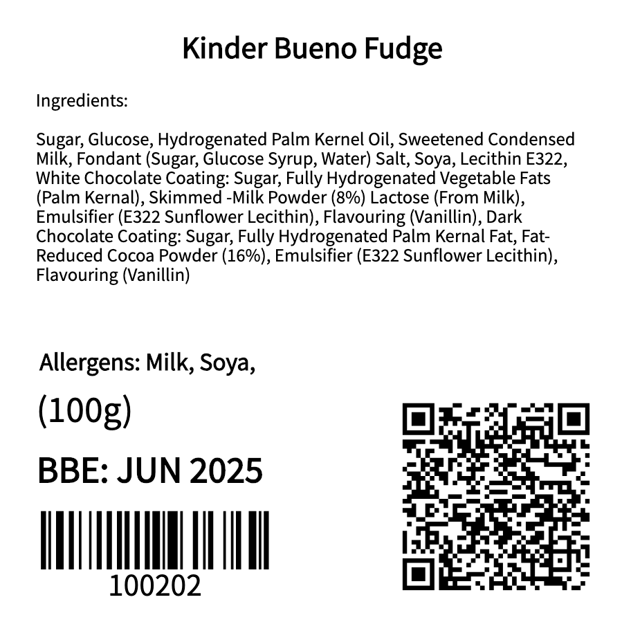 Kinder Bueno Fudge (100g)