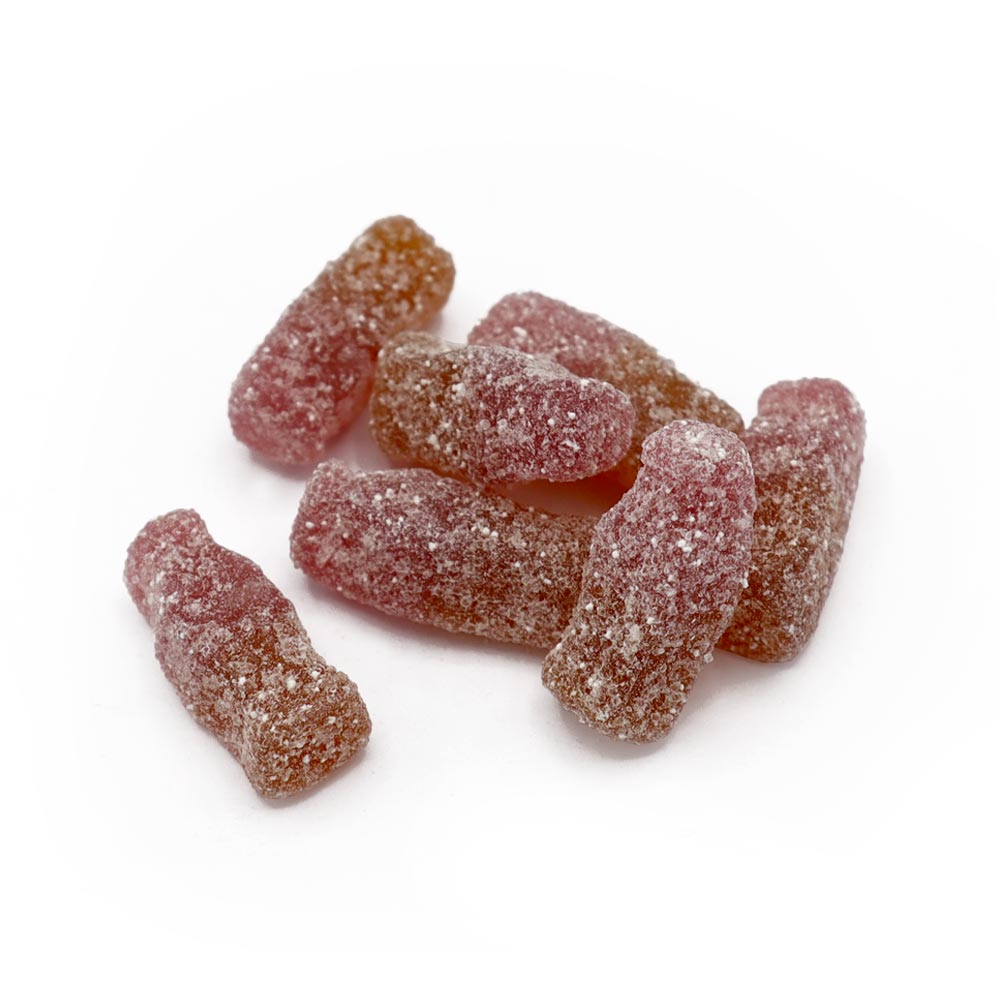 Vegan Fizzy Cherry Cola Bottles (100g)