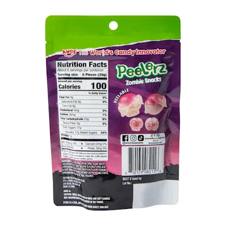 Amos Peelerz Gummy Zombie (170g)