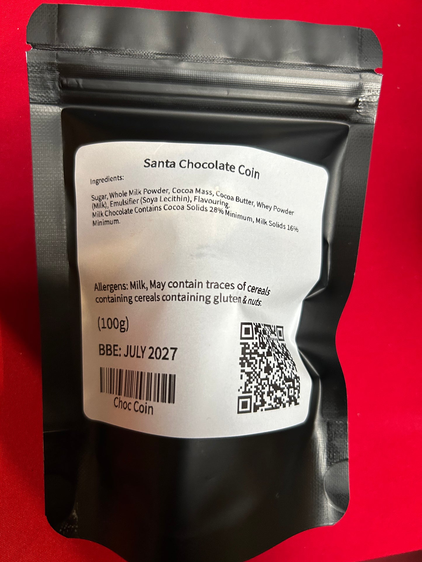 Milk Chocolate Santa's Belt Coins