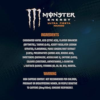 Energy Drink Ultra Fiesta Mango (500ml)