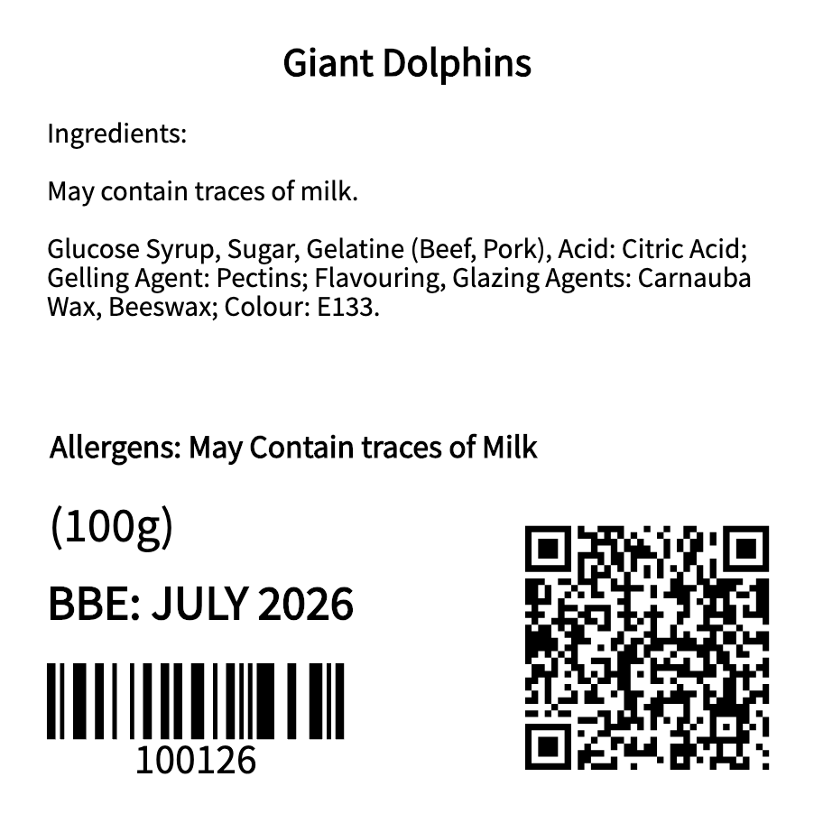 Giant Dolphins (100g)