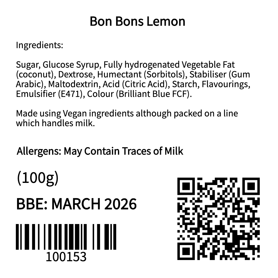 Bon Bons Lemon (100g)