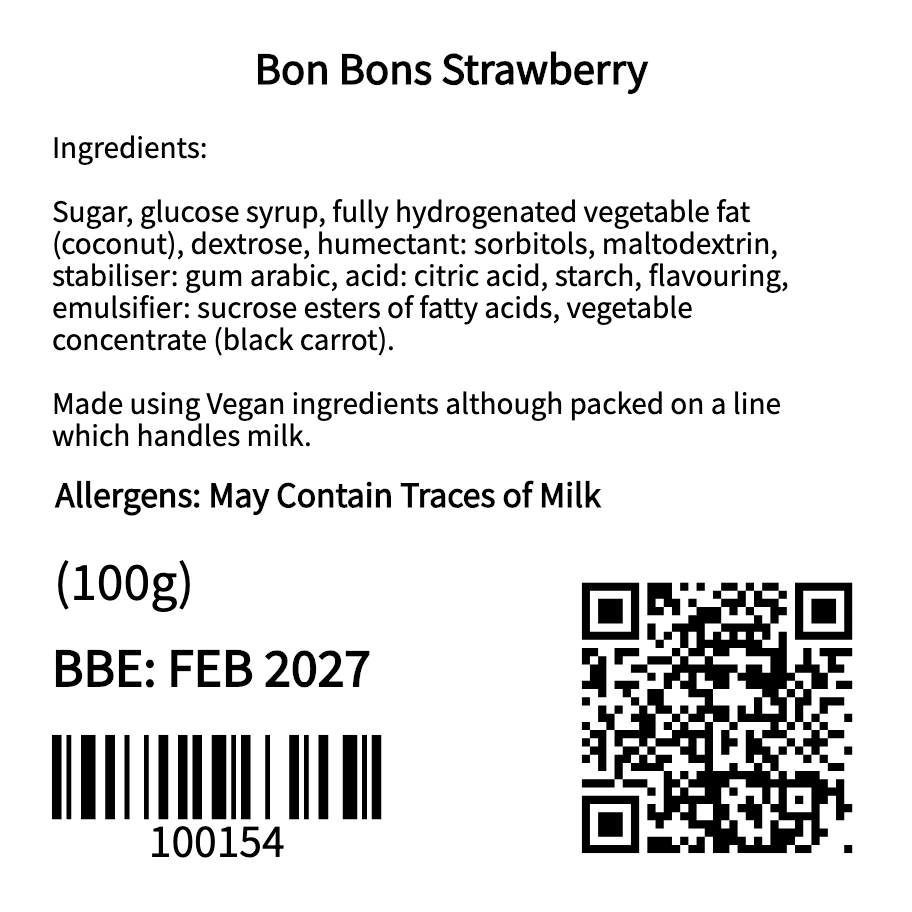 Bon Bons Strawberry (100g)