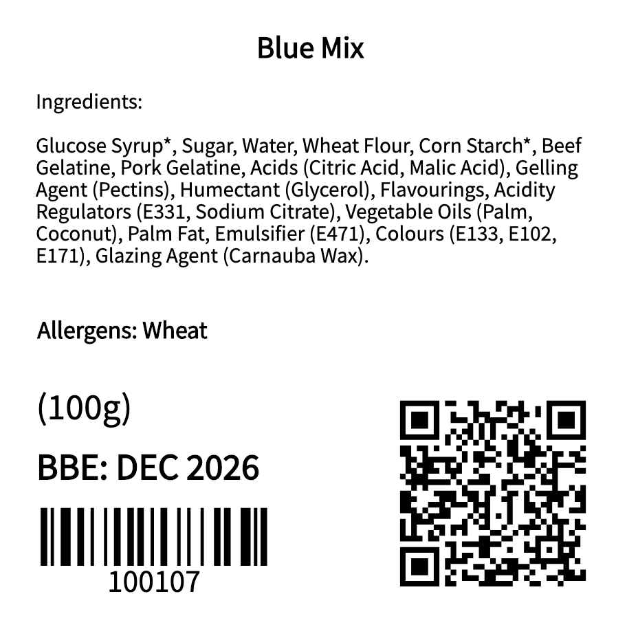 Blue Mix (250g) Jar