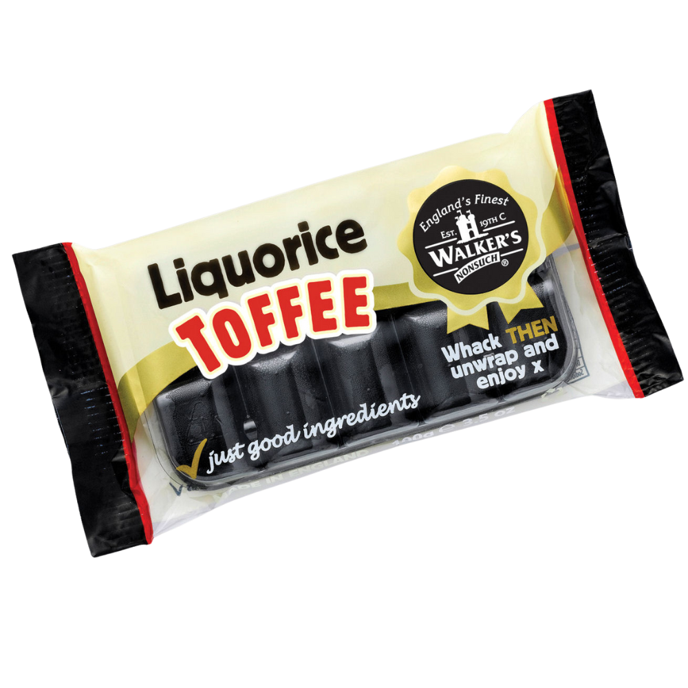 Walker's Nonsuch Liquorice Toffee Bars (100g)