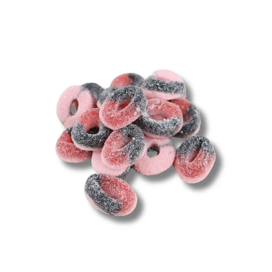Fizzy Blackcurrant Rings (100g)