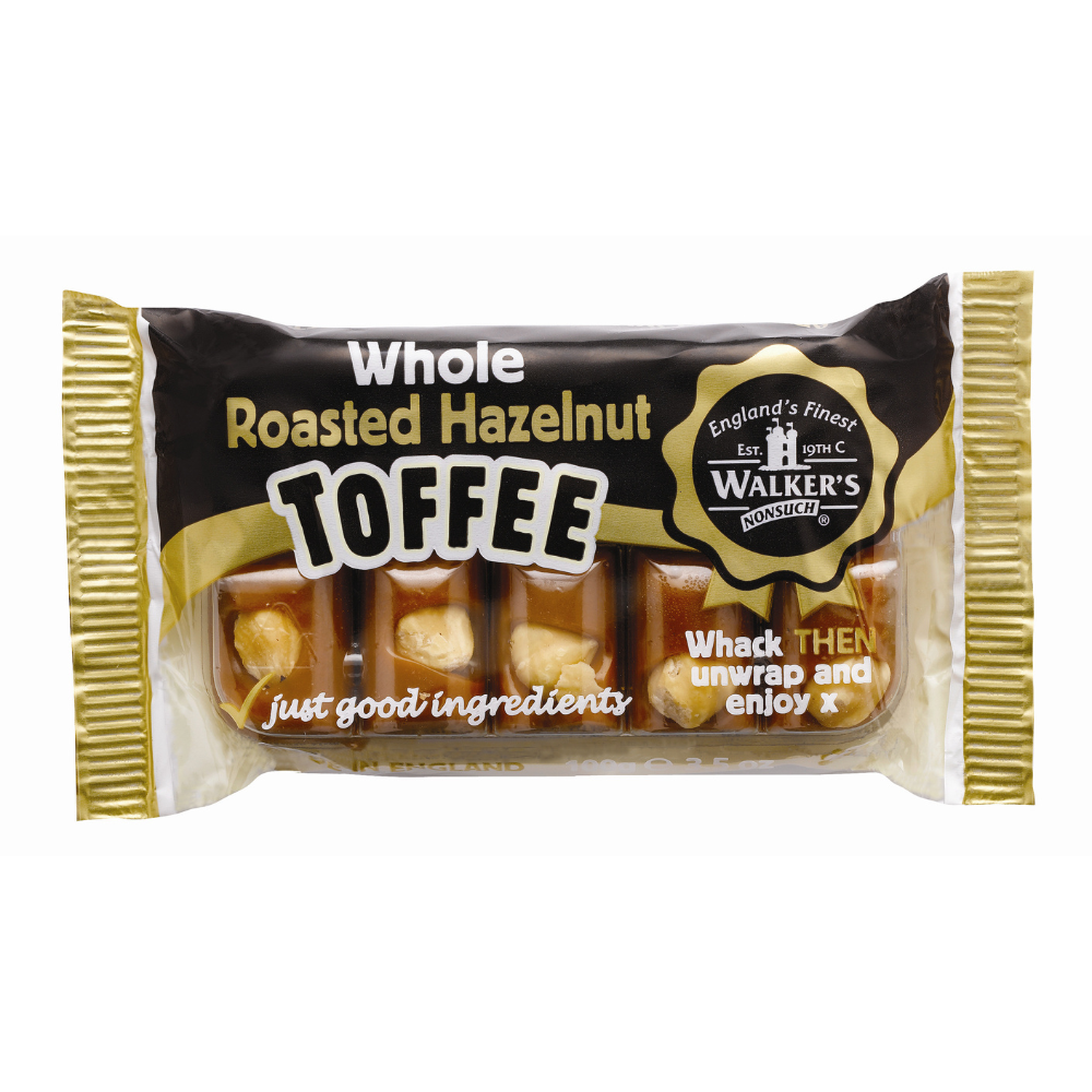 Walker's Nonsuch Hazelnut Toffee Bars (100g)