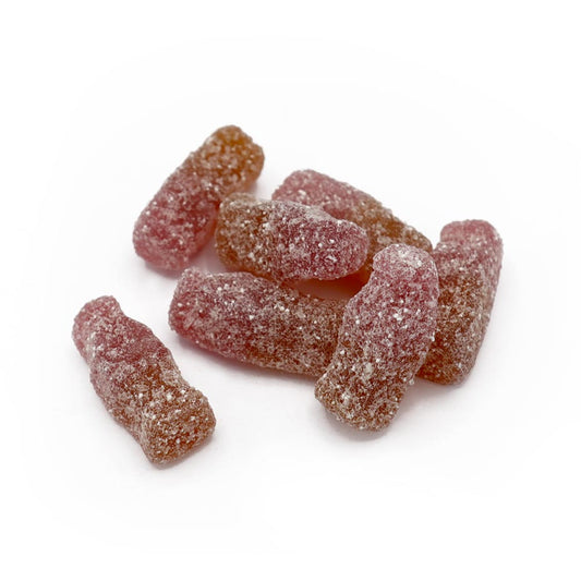 Vegan Fizzy Cherry Cola Bottles (100g)