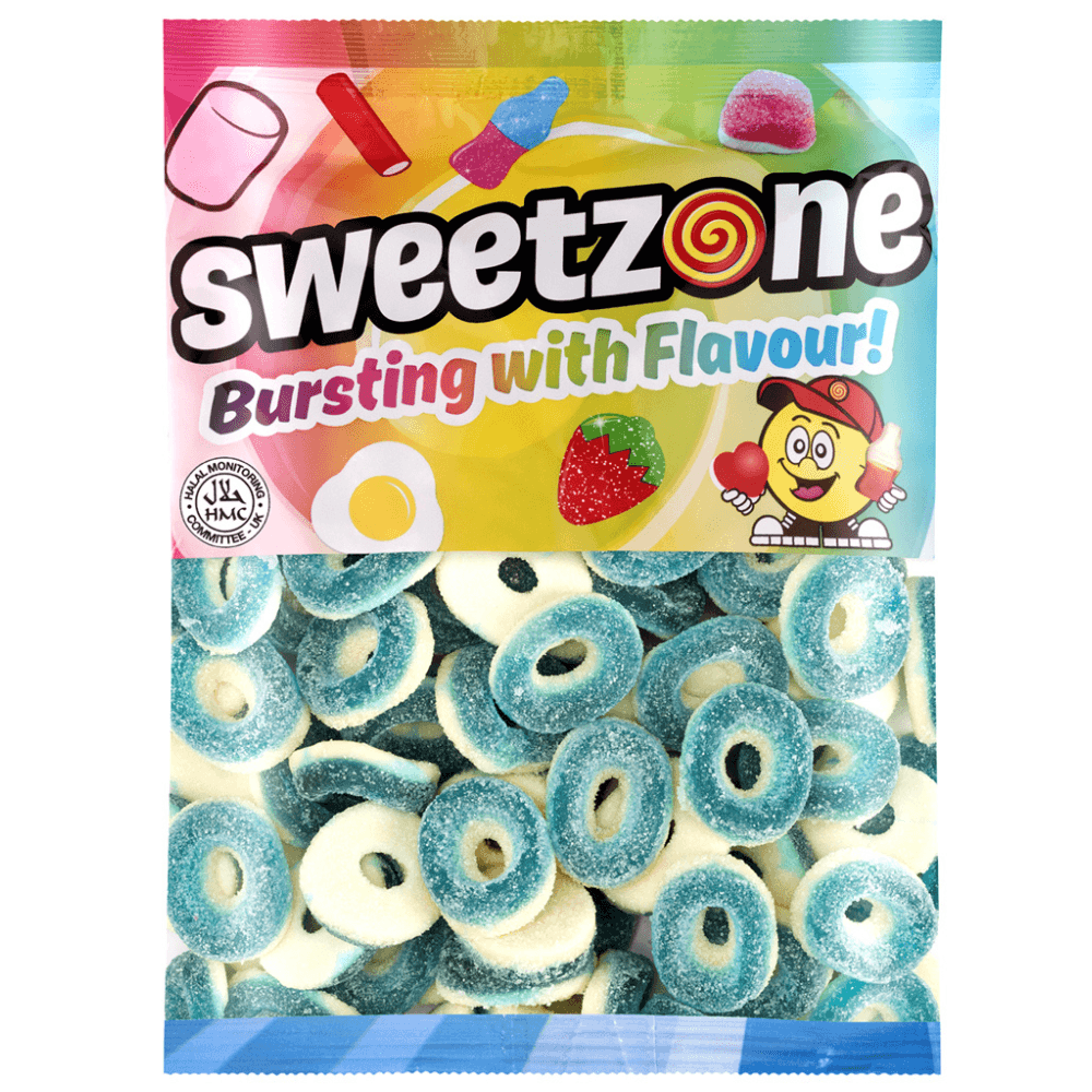 Blue Raspberry Rings (100g)