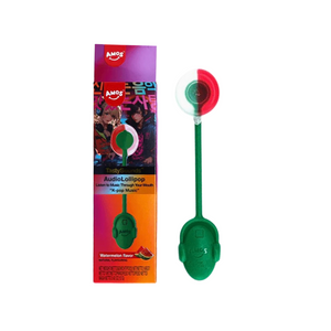 Amos TastySounds K-Pop Music Audio Lollipop Watermelon Flavour 12g (1 Each)