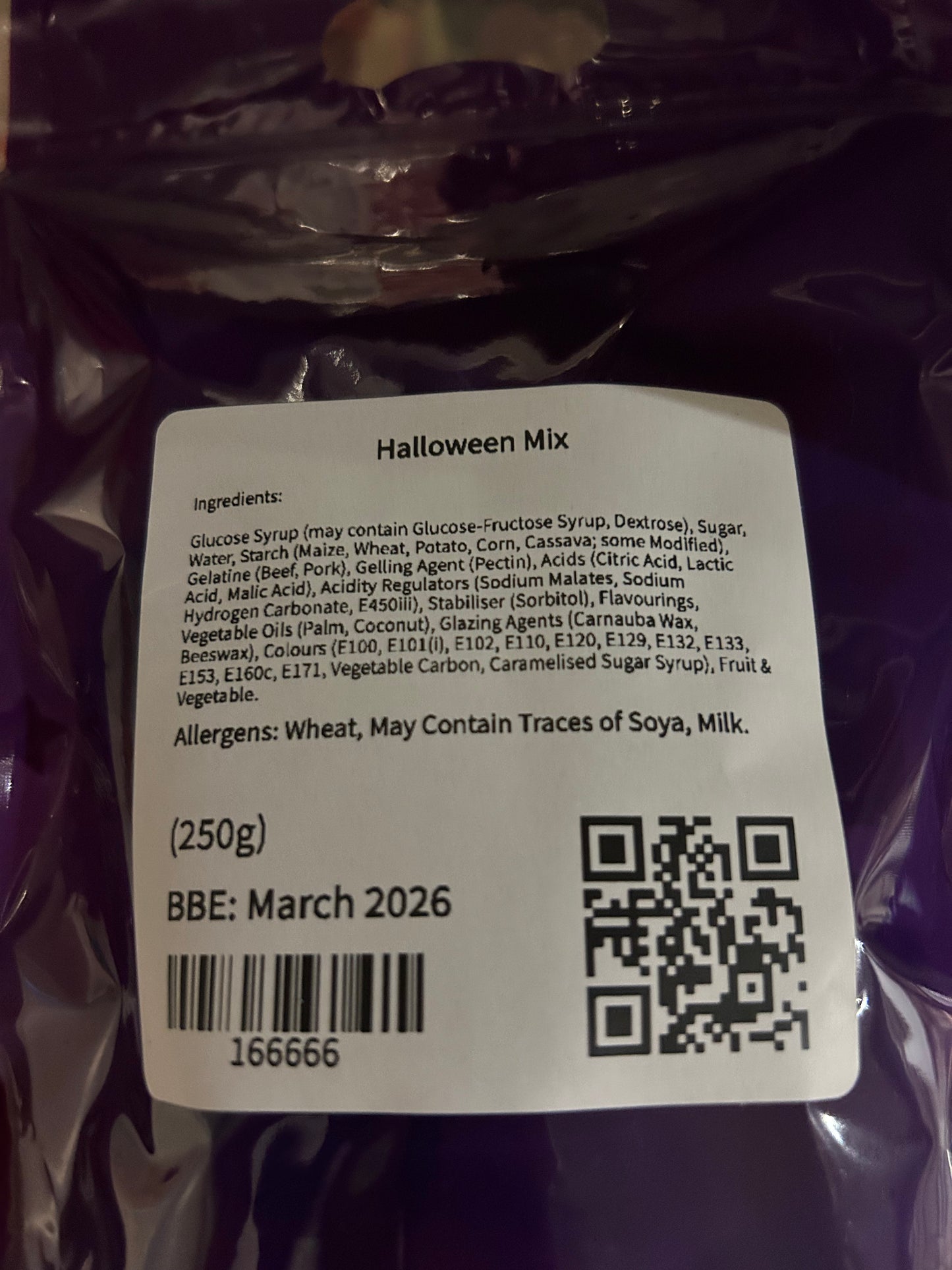 Halloween Mix Gummy Treat Bag (50g)