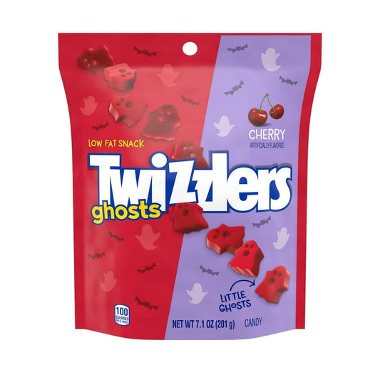 Twizzlers Ghosts Cherry Flavored Chewy Halloween Candy (201g)