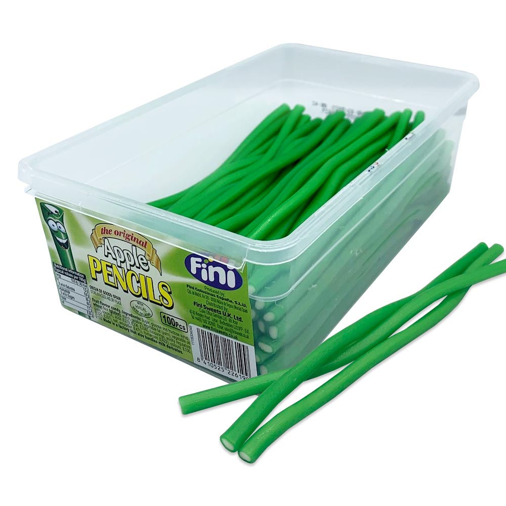 Fini Apple Tornado Pencil (100 eaches / 1 Box)