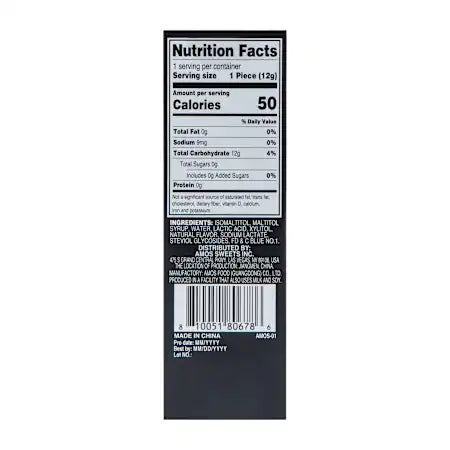 Amos TastySounds Blueberry Flavor Audio Lollipop (1 Each)
