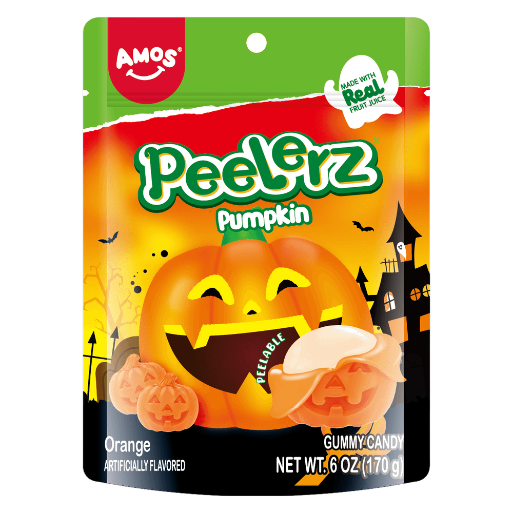 Amos Peelerz Gummy Pumpkin (170g)