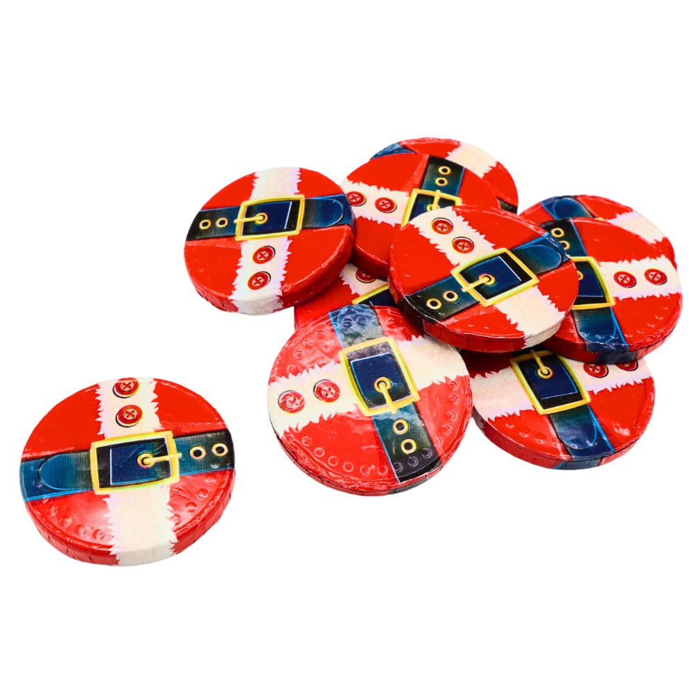 Milk Chocolate Santa's Belt Coins
