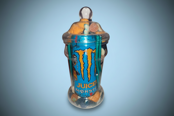 Pick n Mix and Monster Juice Drink Blue Jar Medium (500g)