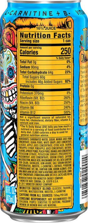 Mango Loco Monster Energy Drink (500ml)