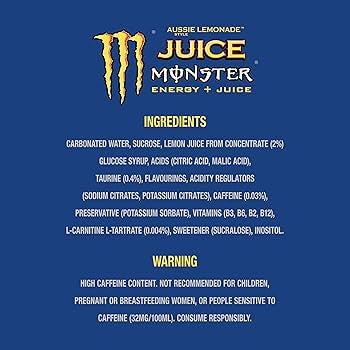Energy Aussie Style Lemonade (500ml)