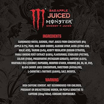 Energy Drink Bad Apple (500ml)