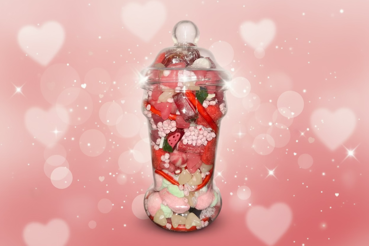 Valentines Pick n Mix Jar (1kg)