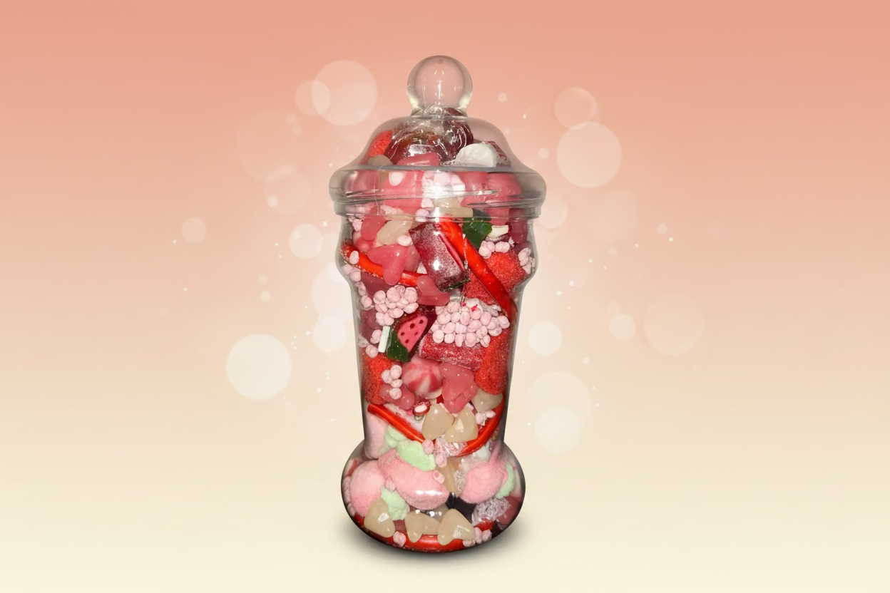Valentines Pick n Mix Jar (1kg)