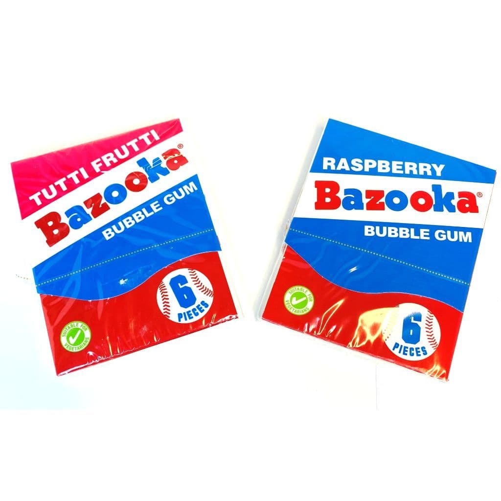 BAZOOKA GUM TUTTI FRUTTI 12 PACK (Clearance Short BBE)