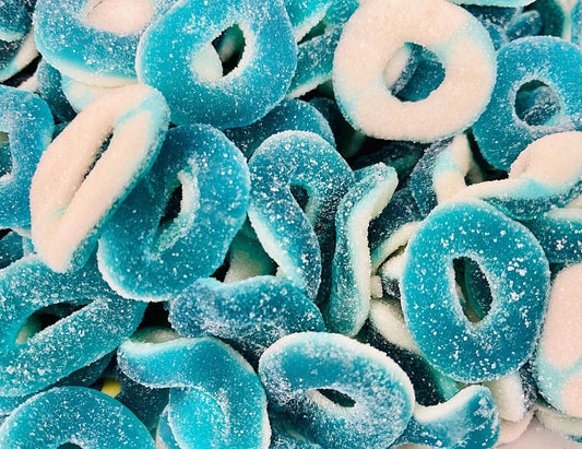 Blue Raspberry Rings (100g)